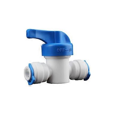 6,4-mm-Inline-Absperrventil für Umkehrosmose-Wasserfiltersysteme 1/4