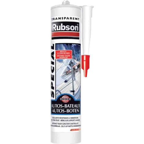 Sigillante per auto/marini trasparente 280 ml RUBSON (1/2)