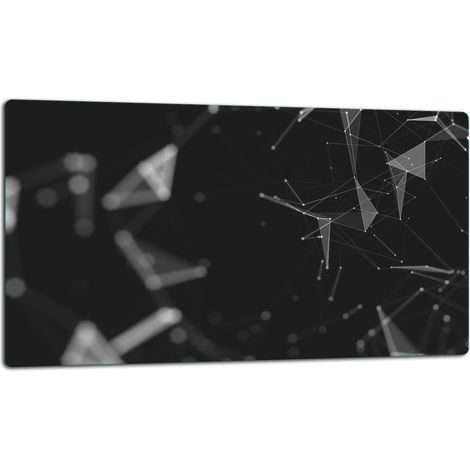 Schneidebrett aus Glas, 52 x 30 cm, schwarz (1/5)