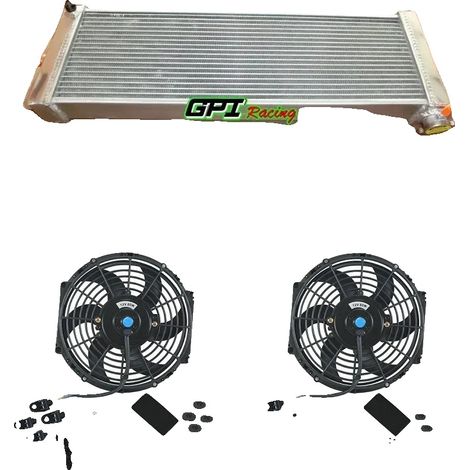 Intercambiador de calor, alta eficiencia, construcción duradera, intercooler y ventiladores. (1/2)