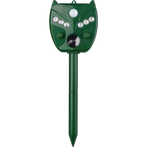 Solar-Ultraschall-Katzenvertreiber, 5 Modi, Outdoor-Ultraschall-Katzenvertreiber, Solar-Wühlmaus-Vertreiber, USB-Lade-Ultraschall-Katzenvertreiber (1/5)