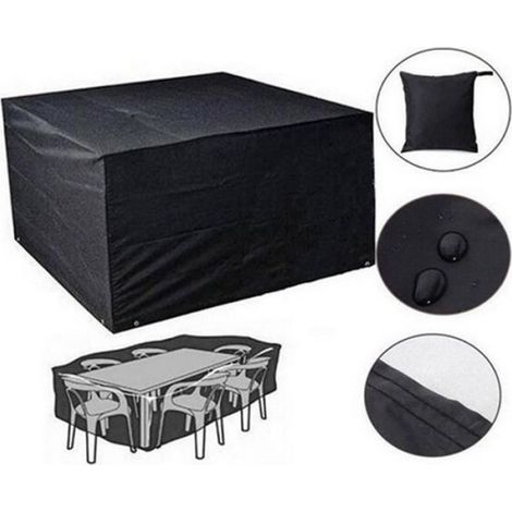 Housse De Protection Pour Table De Jardin - 200 X 160 X 70 Cm - Imperméable Pu - Extérieur - 1 Pièce