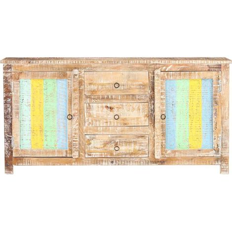 Maison Exclusive - Credenza 151x40x75 cm in Legno Grezzo di Acacia (1/5)