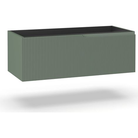 Base portalavabo 1 cestone ZIP verde salvia (1/2)