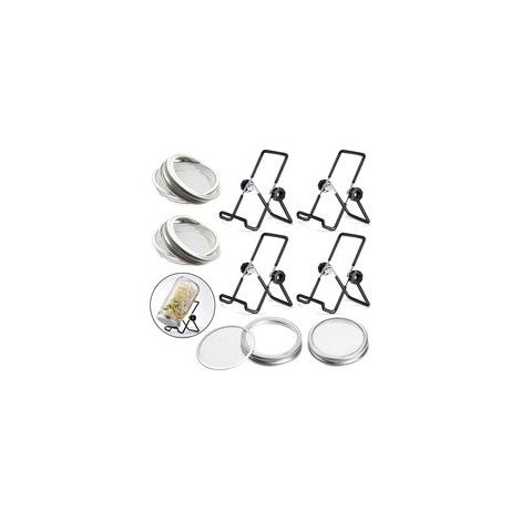 4 couvercles de germination + 4 étagères (1/5)