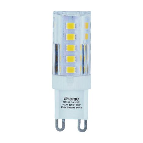 Ampoule Led Capsule G9 3000k 350lm - 3.5 Watts - Dhome (1/3)