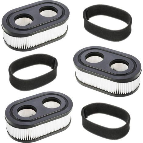 Filtre à Air Tondeuse, pour les moteurs Briggs & Stratton 550E 550EX Eco-Plus 575EX Remplace 798339 798452 593260 093000er 09P0000er Moteur 4247 5432 5432K, avec éponge (3 pièces) (1/5)