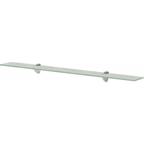 vidaXL Mensole Galleggianti 2 pz in Vetro 90x10 cm 8 mm