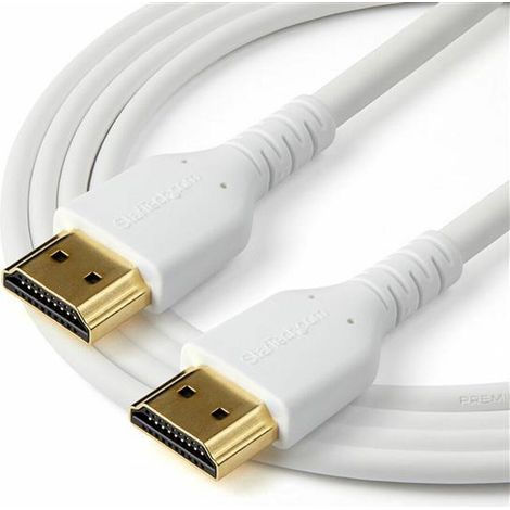 StarTech.com Cable de 2m HDMI 2.0 Certified Premium ad alta velocità con Ethernet - Durable - UHD 4K 60Hz - con Fiber de Aramid - HDMI 2. 0 - TPE - per Monitor e TV - TPE - per Monitor e TV - per TV.0 (1/4)