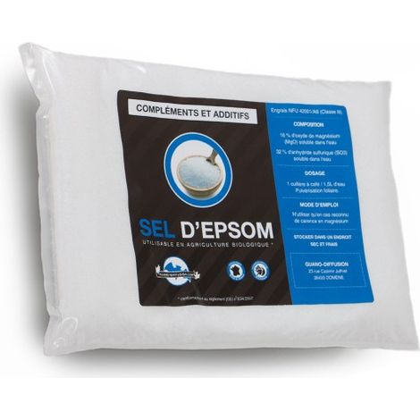 Engrais magnésien - Sel d'Epsom - 500 g - Guano Diffusion (1/2)