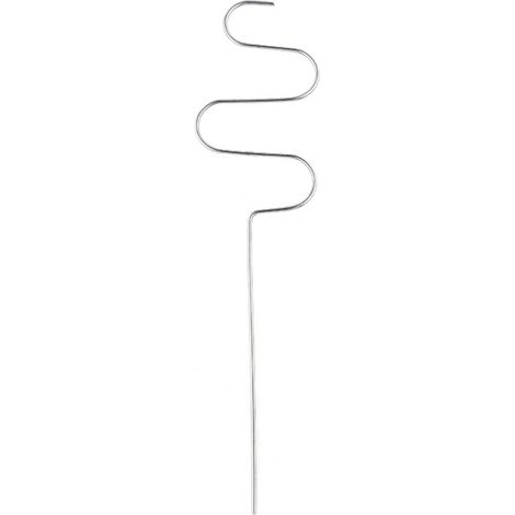 Tuteur de Plantes En Métal Silver Cadre de Culture 26cm30cm35cm40cm pour Roses Pois et Décor Indoor Outdoor (1/5)