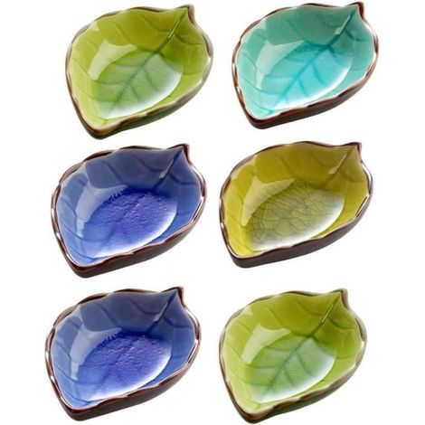 6 pièces bol céramique, porcelaine 11 cm, résistant lave-vaisselle, pour sauces et desserts