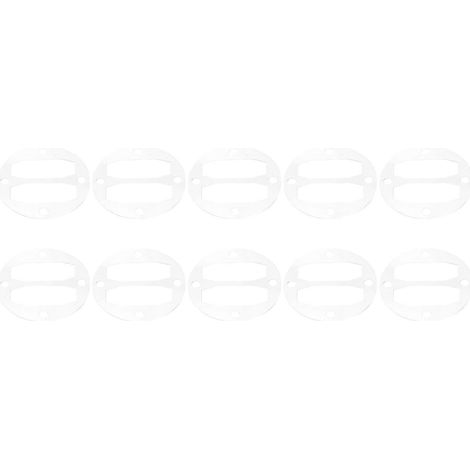 10 joints de compresseur d'air, plaque métallique et coussinet en aluminium, accessoires pour pompe cylindrique 3P/4P (1/4)