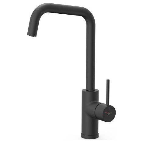 Mitigeur cuisine BLACKMAT (noir mat) - TRES 23044007NM