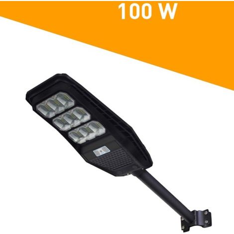 Lampadaire Solaire Led 100watt Sensor Pir Bracket Remote Control (1/5)