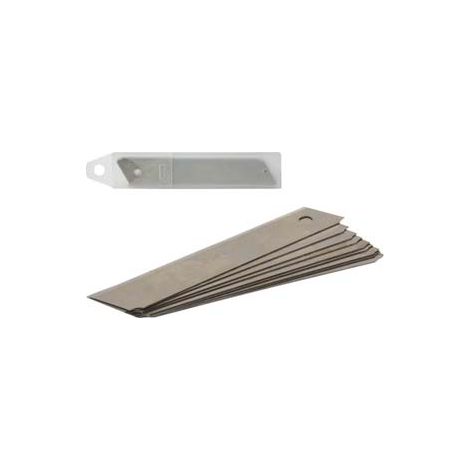 LAME DI RICAMBIO PER CUTTER- -  mm.9 in astuccio da 10 pz. - 6 blister ALTE