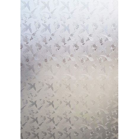 TRADE SHOP - Pellicola Adesiva Decorativa 3d Uccelli  10108 Pvc Vetro Finestra Finestre -