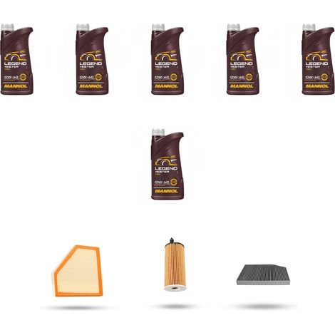 Kit tagliando 4 FILTRI e 6L OLIO compatibile con Bmw serie 3 (G20, G21,G80) 320e 150kw dal 2020 (1/4)
