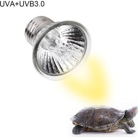 Lampe UVA+UVB 50 W/220 V pour reptiles, tortues et soleil, lampe UV chauffante (1/5)