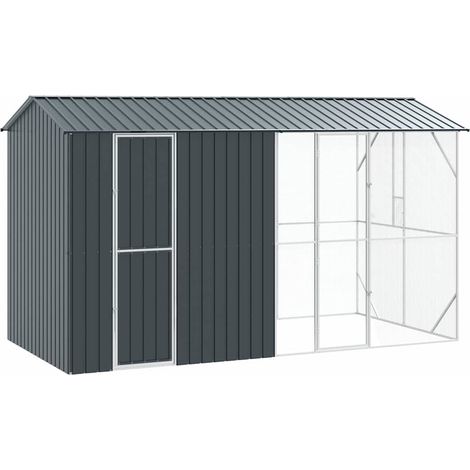 Bird Cage Anthracite 430 x 208 x 247 cm Galvanised steel vidaXL (1/5)