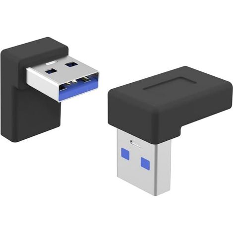 USB-C-Buchse auf USB-A-Stecker rechtwinkliger Adapter, USB-A-auf-USB-C-Winkelkonverter (1/5)
