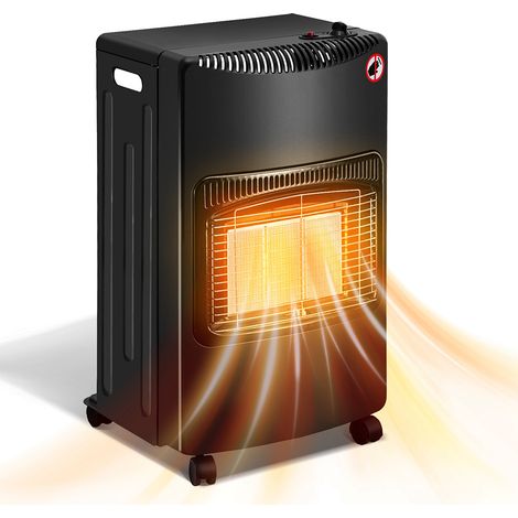 Gasheizofen, Gasheizer 1400-4200 Watt Gasofen 3 Stufen einstellbar Gasheizgerät, Heizstrahler mit Gasdruckregler (1/5)