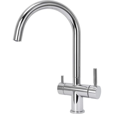 Rubinetto da cucina 3 vie Shurity 354 Acciaio Inox 3/8” Cromo (1/2)