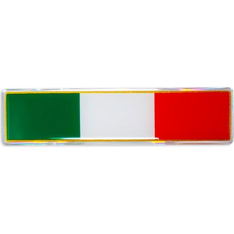 3D Sticker Targhetta Italia (1/5)