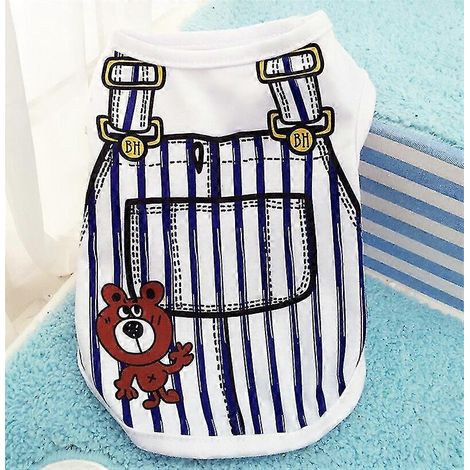 Camiseta de perro de dibujos animados, ropa de verano para perros pequeños, camiseta de chihuahua, chaleco para cachorros, ropa para mascotas Yorkshire Terrier, ropa para mascotas 2 (1/5)
