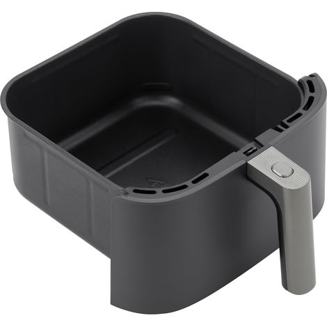 COSORI Friggitrice ad Aria Turbo Blaze 6L Cestello Originale, Rivestimento Ceramico No PFAS, Accessori di Ricambio per Air Fryer ‎CAF-DC601-KEU, Antiaderente, Lavabile in Lavastoviglie, Grigio (1/5)