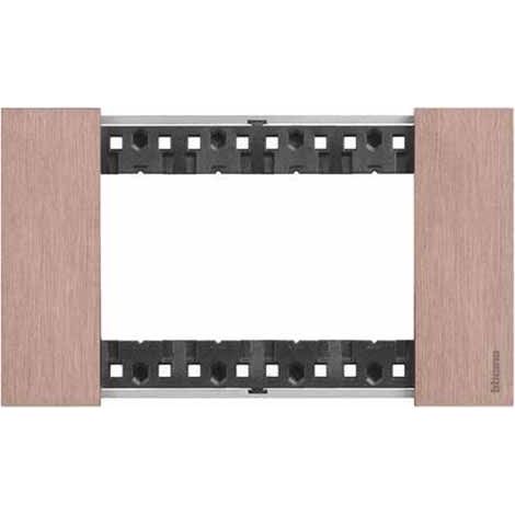 Placca 4P Rame Living Now ( Bticino Cod. Ka4804Zm ) (1/5)