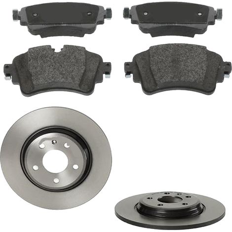 KIT FRENI POSTERIORI compatibile con AUDI Q5 (FYB) - DISCHI + PASTIGLIE OEM: FDB4617 / 18562 , 18196 /SOSTITUZIONE DIRETTA/BASSA POLVERE/SILENZIOSO (1/5)