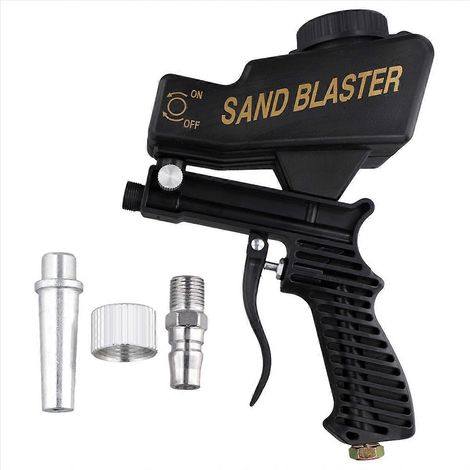 Tragbares und einstellbares pneumatisches Sandstrahlwerkzeug-Set (90 psi) (1/5)