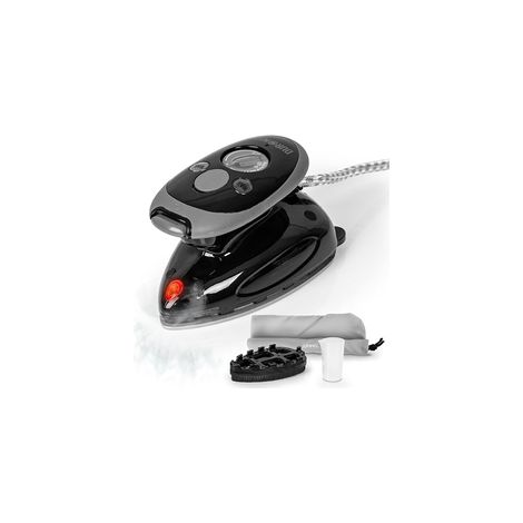 Fer à repasser de voyage Duronic S12 BK 375 W Noir (1/2)
