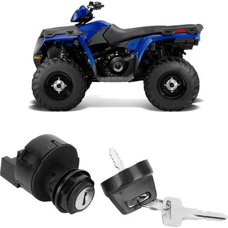 Interrupteur à clé ABS compatible avec Polaris Sportsman 400 500 550 600 700 800 (1/5)
