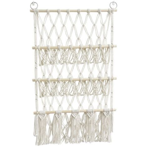 Rangement de jouets en peluche, organisateur suspendu pour chambre d'enfant, hamac, corde en coton tissée à la main, organisateur suspendu pour chambre d'enfant, salle de jeux (1/5)