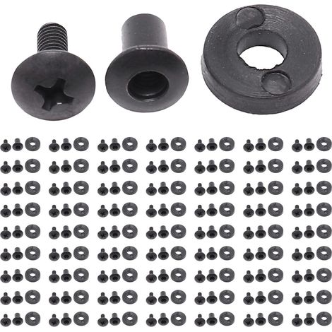 300Pcs Vis Lok Chicago Vis Est Livré avec Laveuse pour Pièces de Bricolage Kydex Gaine Outil à Main (1/5)