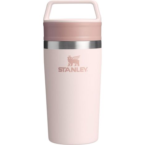Mug Isotherme Cafe To-Go 0.35L - 4 Heures Chaud - 5 Heures Froid - Étanche et Compact - Thermos Café avec Poignée - Lavable au Lave-Vaisselle - Rose Quartz (1/5)
