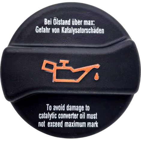 Tappo di riempimento olio, tappo serbatoio olio motore, 06B103485C, compatibile con VW Polo, Bora, Passat, Golf, Jetta, Audi A1, A3, A4, A6, TT, Skoda Octavia, Fabia. Robusto design in ABS.
