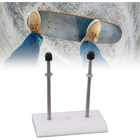 [Acryl-Skateboardhalter] Vertikal aufgehängt mit schwebendem Effekt und Befestigungsschrauben für stabile Wandmontage (1/5)