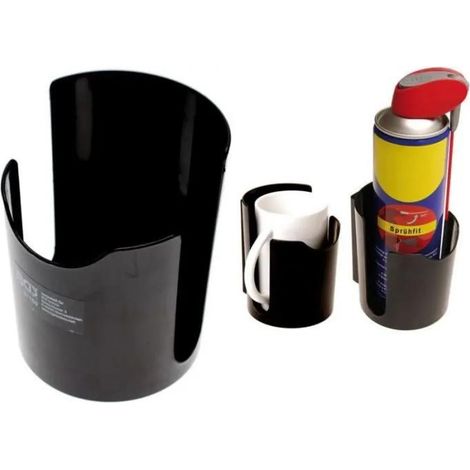Portavasos magnético BGS negro 188 mm 88 mm