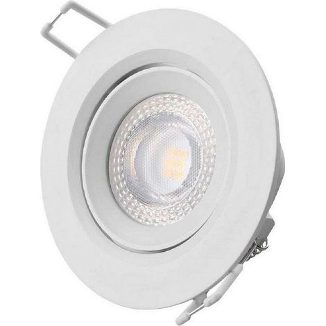 Spot LED encastrable EDM - 5W - 380lm - 4000K - Blanc - 31631 (1/3)