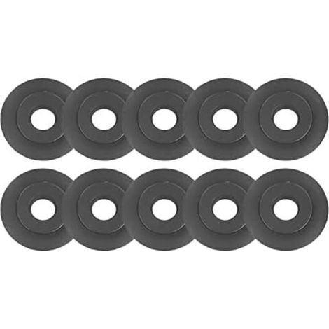 Jeu de 10 Lames de Rechange pour Coupe-Tube Roue de Secours en Acier Traité pour Coupe-Tube en Cuivre Outil de Plomberie Professionnel (1/4)