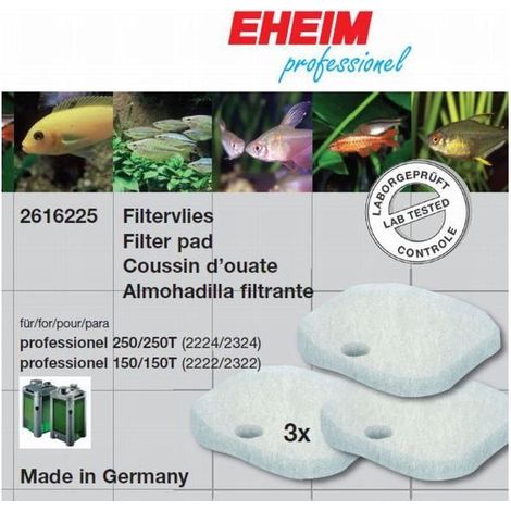 Eheim Aquarienzubehör Ersatzfiltervlies für Professionel 150/250 3 Stück Keine Angabe