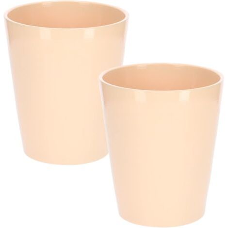 Lot de 2 pots de fleurs en céramique pour orchidées H 150 mm Ø 120 mm-NANOTEH (1/5)