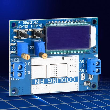 5,5–30 V auf 0,5–30 V DC Einstellbares Netzteilmodul mit LCD-Anzeige (1/5)