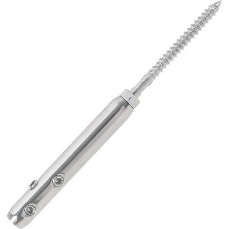T316 Stainless Steel Cable Tensioner Installation Screw Wire Tensioner 4mm Heavy Duty Cable Tensioner for Fence Wire Tensoiner Clothesline Wire (1/5)