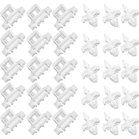 30 clips de fixation pour moulures de porte W124 S124 W201 A124 C124 1993 0019884981 0019885181 (1/5)