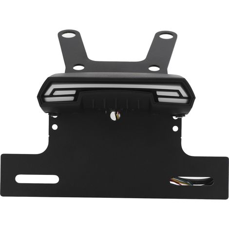 Support de Support de Plaque D'immatriculation de Moto en Fer de avec Feu Arrière LED Lumineux, Installation Facile, Remplacement pour CRF250L CRF 250M