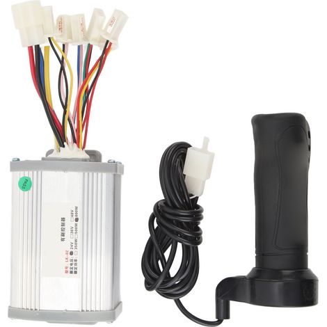 Kit de contrôleur de moteur à balais pour vélo électrique, variateur de vitesse avec poignée tournante, 24 V, 800 W (1/5)
